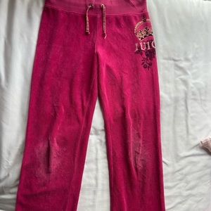 Pink juicy couture tracksuit pants
